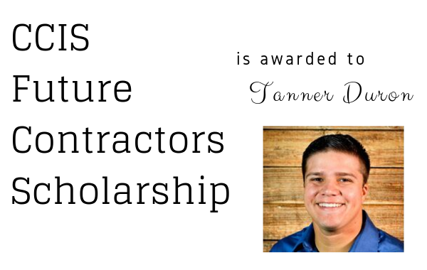 Future Contractors Scholarship Winner | Tanner Duron